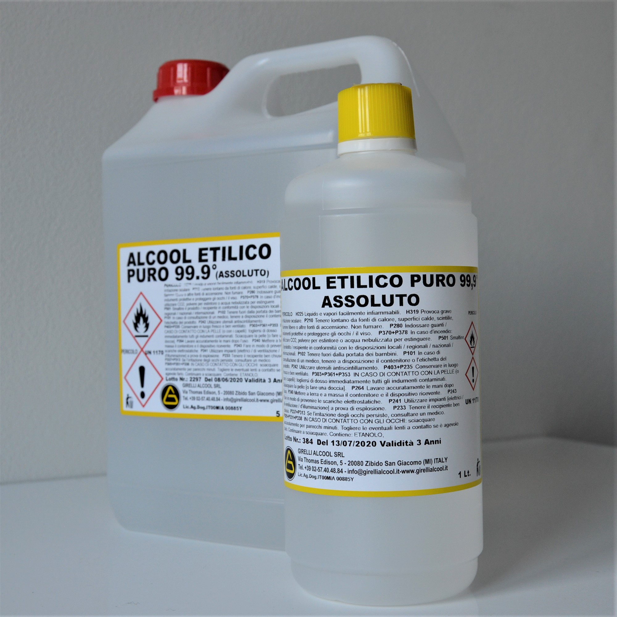 Alcool Etilico Denaturato 99,9° 5Lt